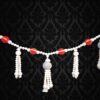 LoveArts Handmade Bandhanwar With Designer Pearls And Beautiful Thread Ball